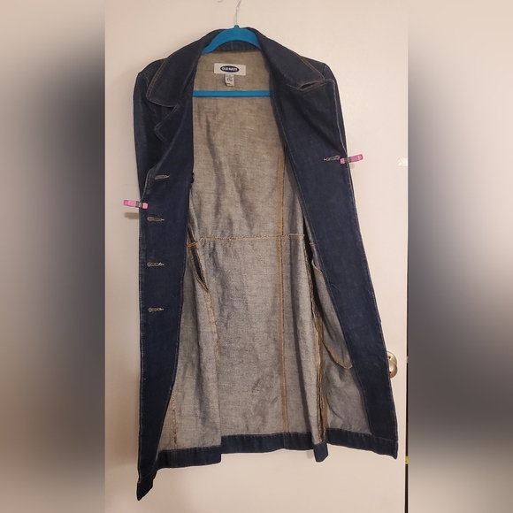 OLD Navy Denium Peacoat size Medium womens. - Picture 3 of 7